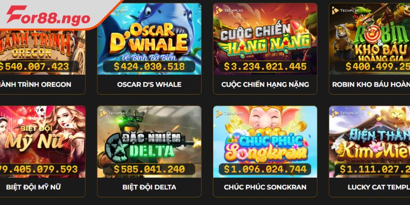 Khám phá sức hút của các game dễ nổ hũ nhất tại FOR88
