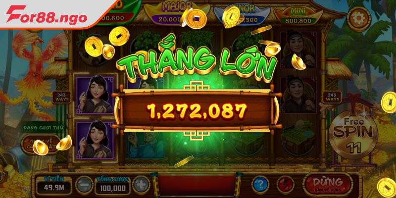 Quan sát và tương tác trực tiếp với trò slot Ăn Khế Trả Vàng